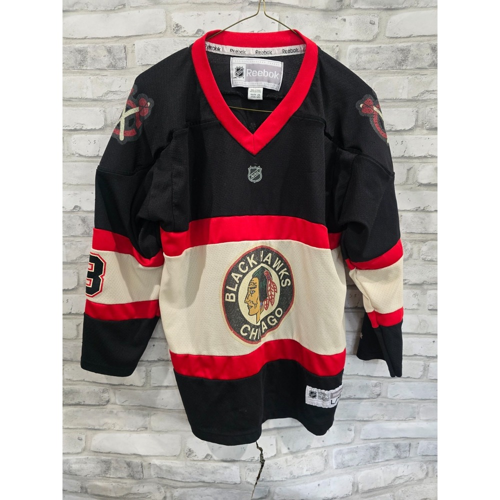 NHL Chicago Blackhawks #88 Patrick Kane Youth L/XL Reebok Vintage Jersey Apparel